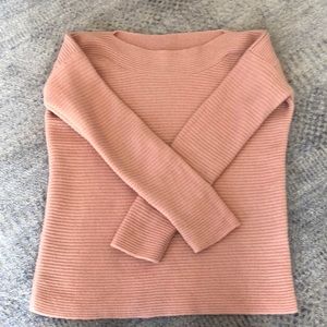 Boden Dusty Rose Boatneck Wool Cashmere Sweater